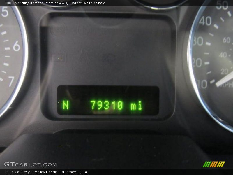 Oxford White / Shale 2005 Mercury Montego Premier AWD