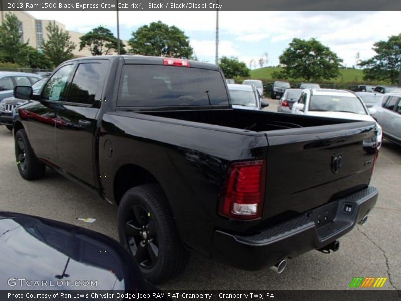 Black / Black/Diesel Gray 2013 Ram 1500 Black Express Crew Cab 4x4