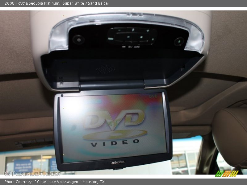 Super White / Sand Beige 2008 Toyota Sequoia Platinum