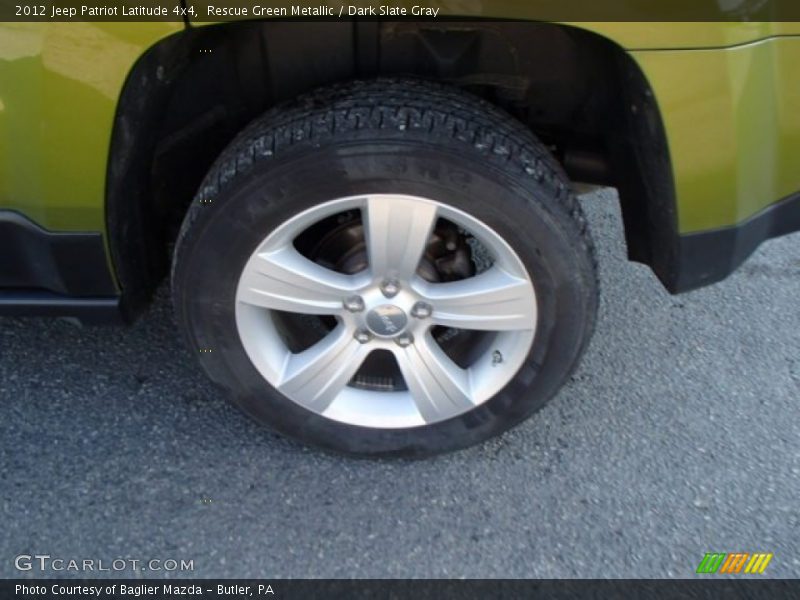 Rescue Green Metallic / Dark Slate Gray 2012 Jeep Patriot Latitude 4x4