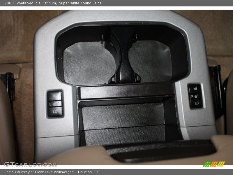 Super White / Sand Beige 2008 Toyota Sequoia Platinum