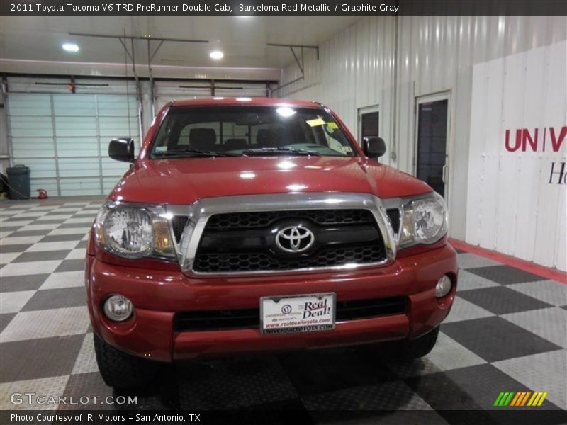 Barcelona Red Metallic / Graphite Gray 2011 Toyota Tacoma V6 TRD PreRunner Double Cab