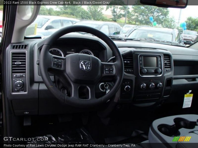 Black / Black/Diesel Gray 2013 Ram 1500 Black Express Crew Cab 4x4