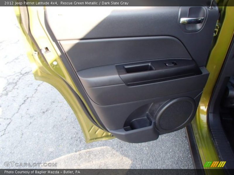 Rescue Green Metallic / Dark Slate Gray 2012 Jeep Patriot Latitude 4x4