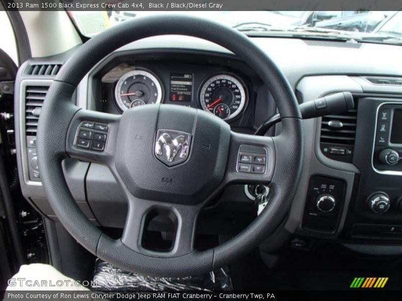 Black / Black/Diesel Gray 2013 Ram 1500 Black Express Crew Cab 4x4