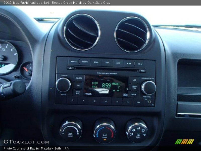 Rescue Green Metallic / Dark Slate Gray 2012 Jeep Patriot Latitude 4x4