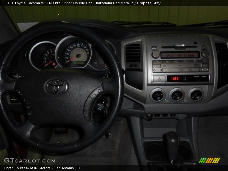 Barcelona Red Metallic / Graphite Gray 2011 Toyota Tacoma V6 TRD PreRunner Double Cab
