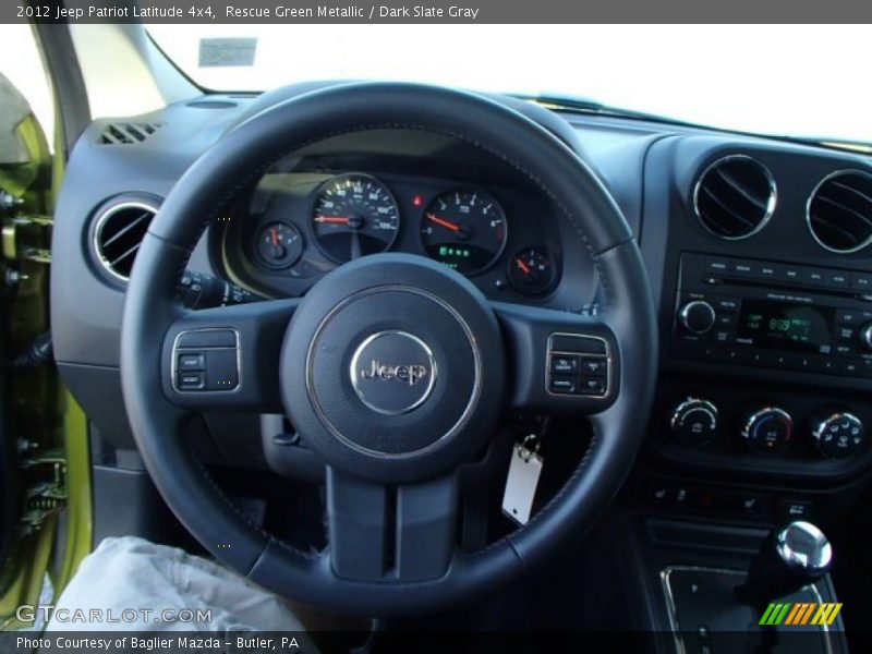 Rescue Green Metallic / Dark Slate Gray 2012 Jeep Patriot Latitude 4x4