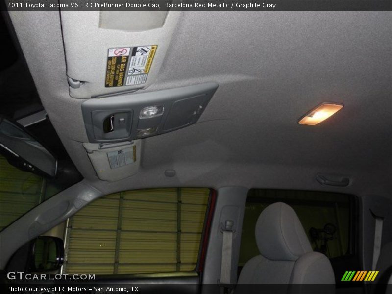Barcelona Red Metallic / Graphite Gray 2011 Toyota Tacoma V6 TRD PreRunner Double Cab
