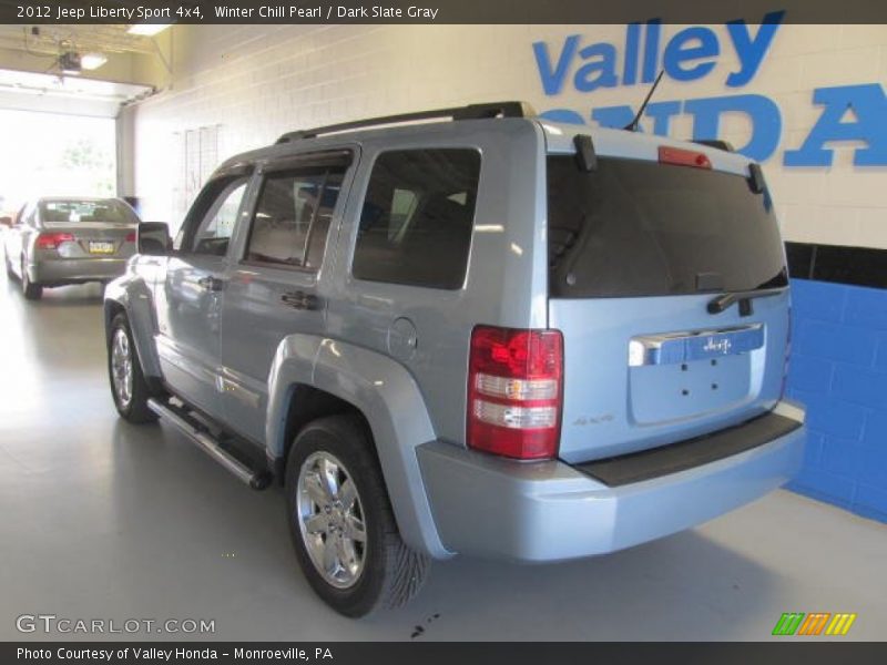 Winter Chill Pearl / Dark Slate Gray 2012 Jeep Liberty Sport 4x4