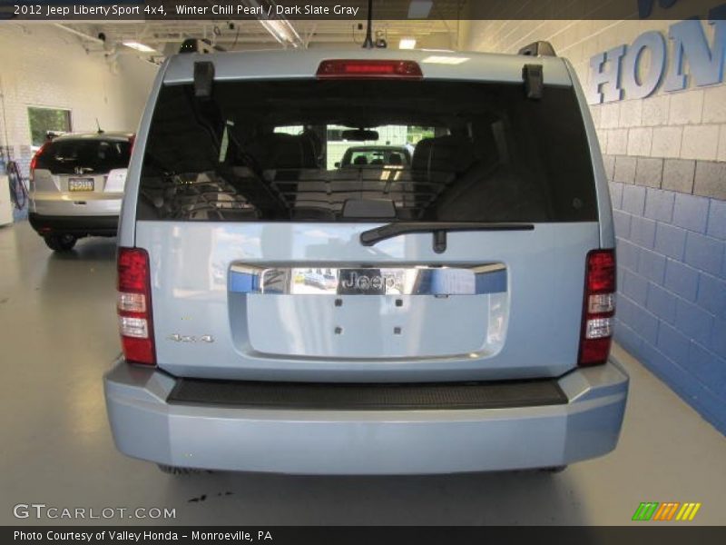 Winter Chill Pearl / Dark Slate Gray 2012 Jeep Liberty Sport 4x4