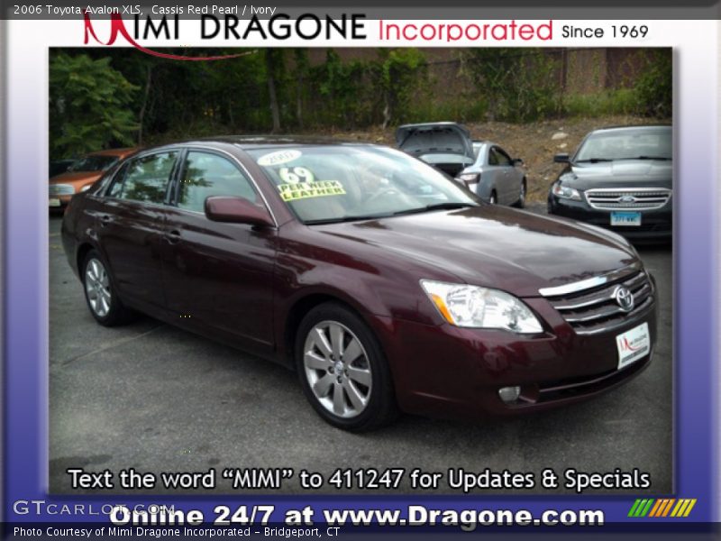 Cassis Red Pearl / Ivory 2006 Toyota Avalon XLS