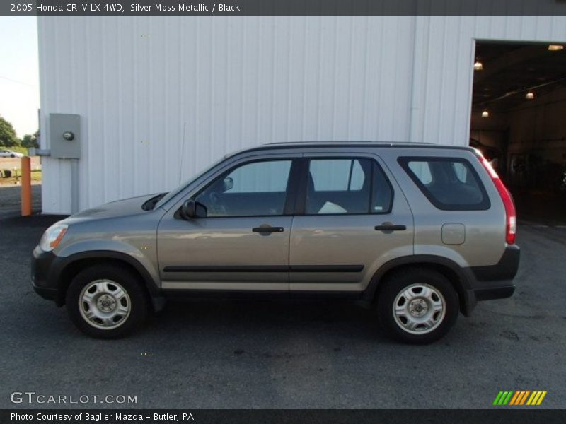 Silver Moss Metallic / Black 2005 Honda CR-V LX 4WD