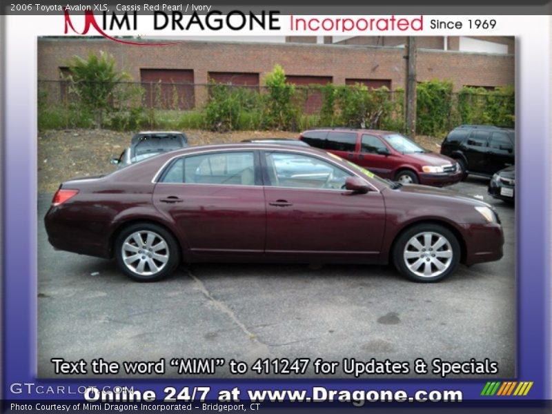 Cassis Red Pearl / Ivory 2006 Toyota Avalon XLS