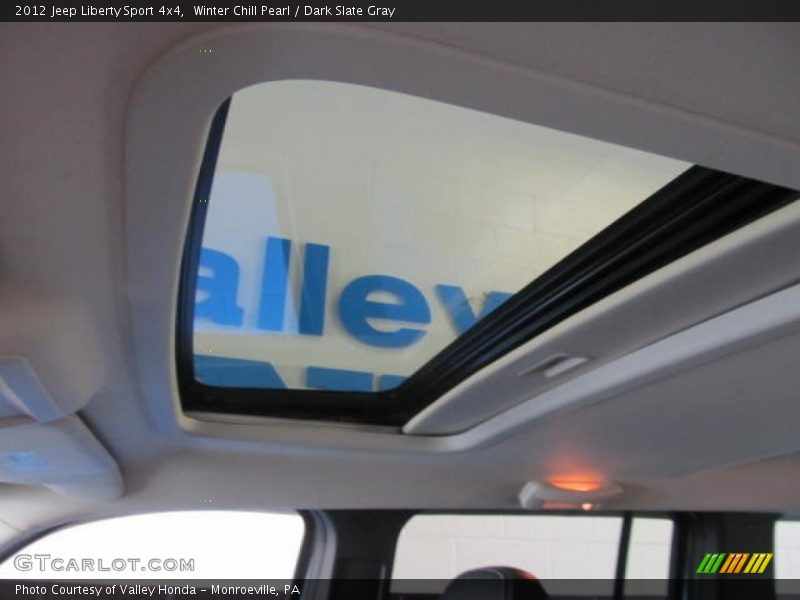 Winter Chill Pearl / Dark Slate Gray 2012 Jeep Liberty Sport 4x4