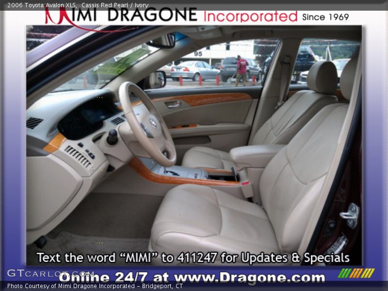 Cassis Red Pearl / Ivory 2006 Toyota Avalon XLS