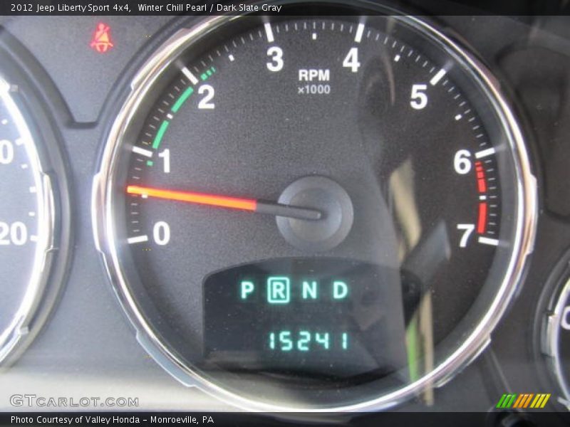 Winter Chill Pearl / Dark Slate Gray 2012 Jeep Liberty Sport 4x4