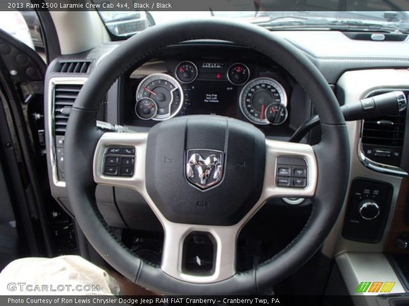 Black / Black 2013 Ram 2500 Laramie Crew Cab 4x4