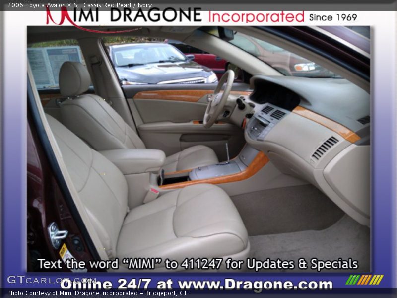 Cassis Red Pearl / Ivory 2006 Toyota Avalon XLS