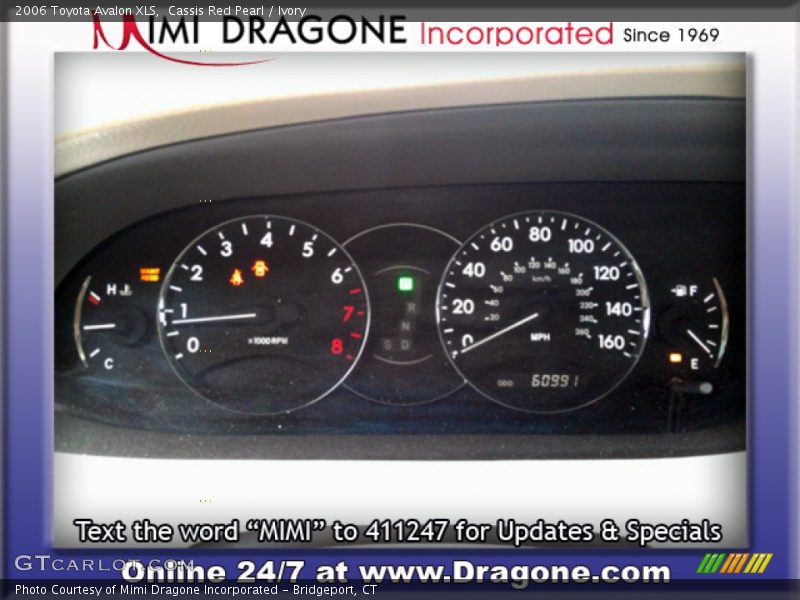 Cassis Red Pearl / Ivory 2006 Toyota Avalon XLS