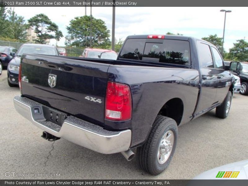 True Blue Pearl / Black/Diesel Gray 2013 Ram 2500 SLT Crew Cab 4x4