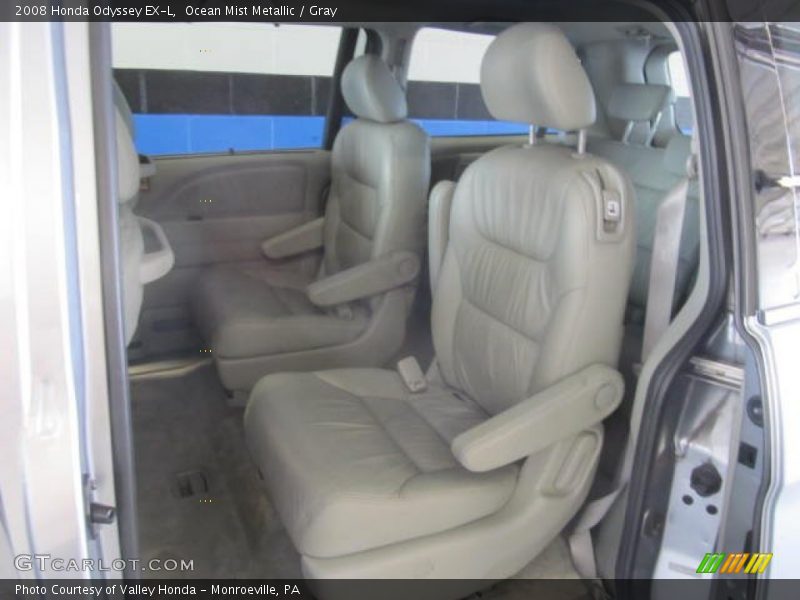 Ocean Mist Metallic / Gray 2008 Honda Odyssey EX-L