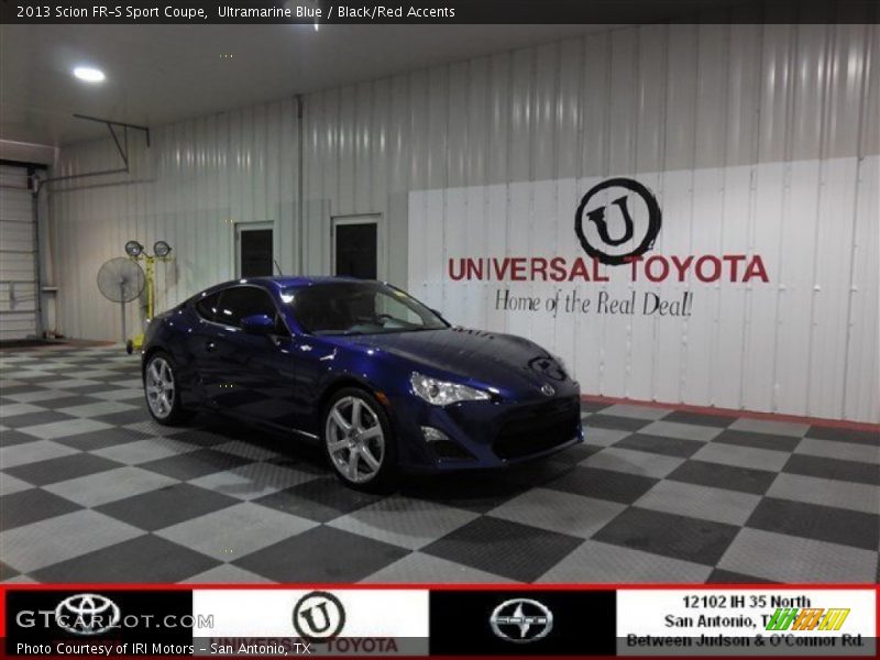Ultramarine Blue / Black/Red Accents 2013 Scion FR-S Sport Coupe