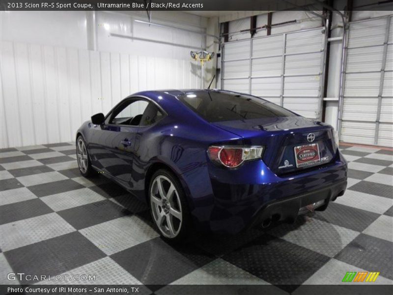 Ultramarine Blue / Black/Red Accents 2013 Scion FR-S Sport Coupe