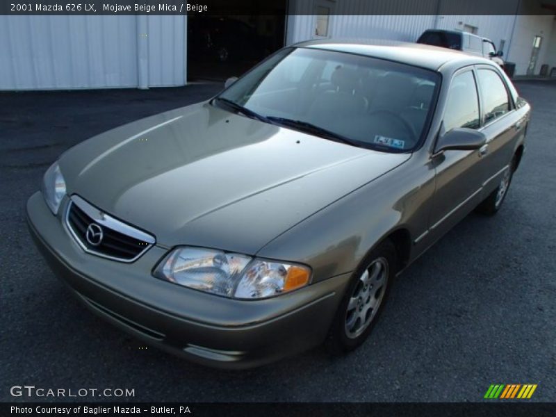 Mojave Beige Mica / Beige 2001 Mazda 626 LX