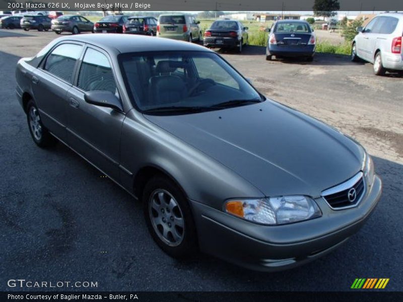 Mojave Beige Mica / Beige 2001 Mazda 626 LX