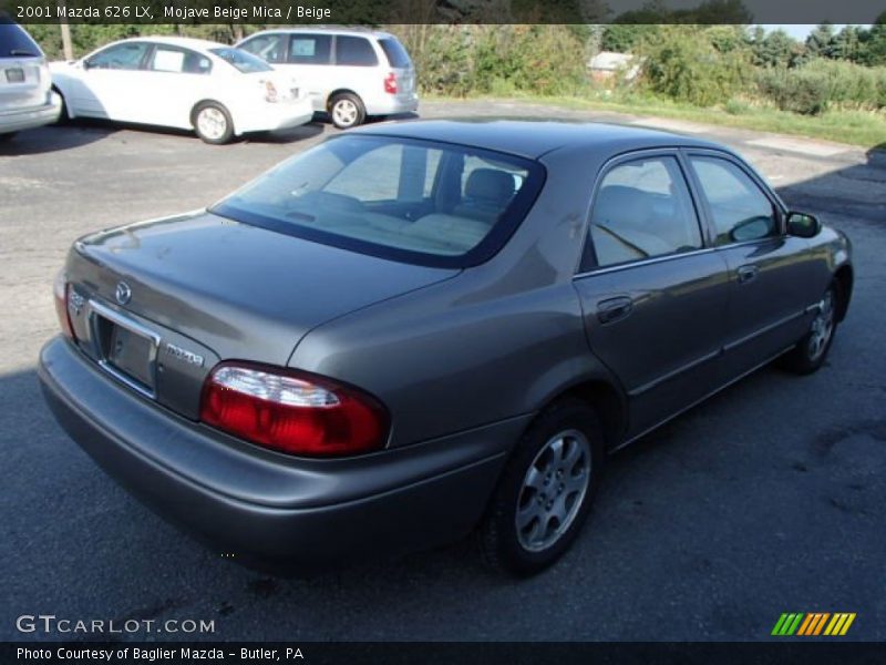 Mojave Beige Mica / Beige 2001 Mazda 626 LX