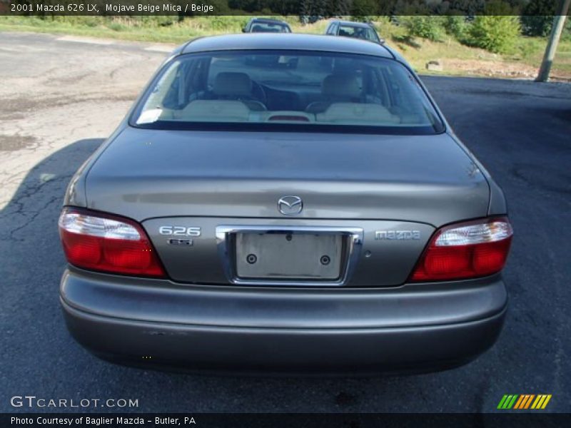 Mojave Beige Mica / Beige 2001 Mazda 626 LX