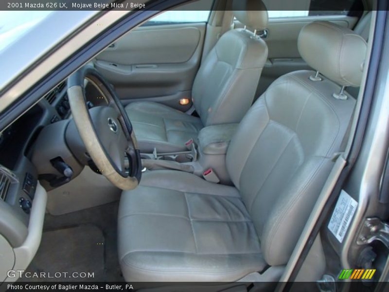 Mojave Beige Mica / Beige 2001 Mazda 626 LX