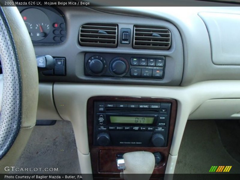 Mojave Beige Mica / Beige 2001 Mazda 626 LX