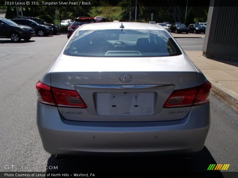 Tungsten Silver Pearl / Black 2010 Lexus ES 350