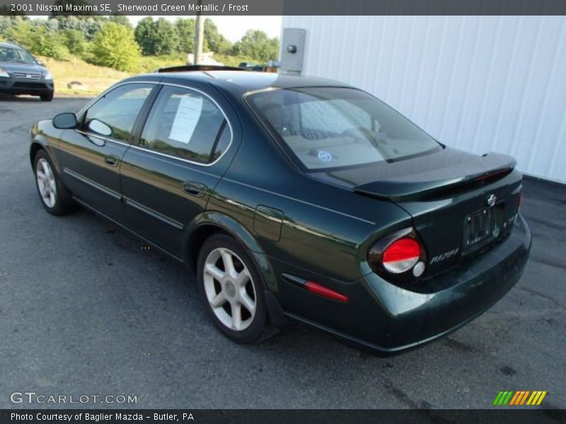 Sherwood Green Metallic / Frost 2001 Nissan Maxima SE