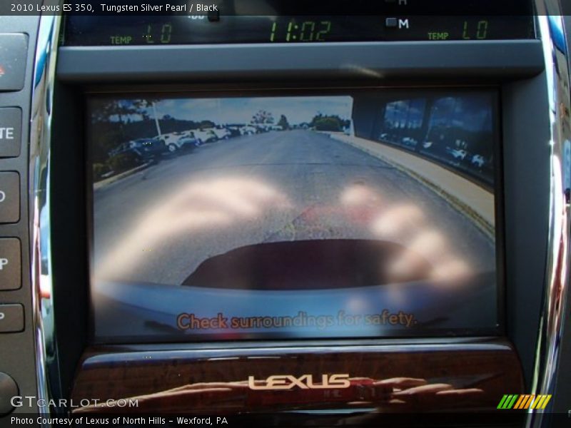 Tungsten Silver Pearl / Black 2010 Lexus ES 350