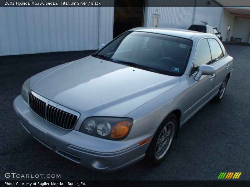 Titanium Silver / Black 2002 Hyundai XG350 Sedan