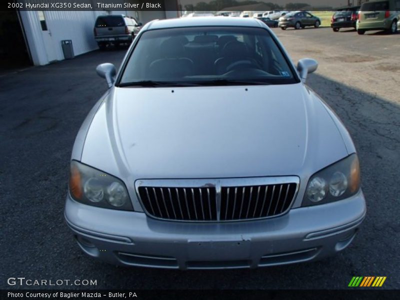 Titanium Silver / Black 2002 Hyundai XG350 Sedan