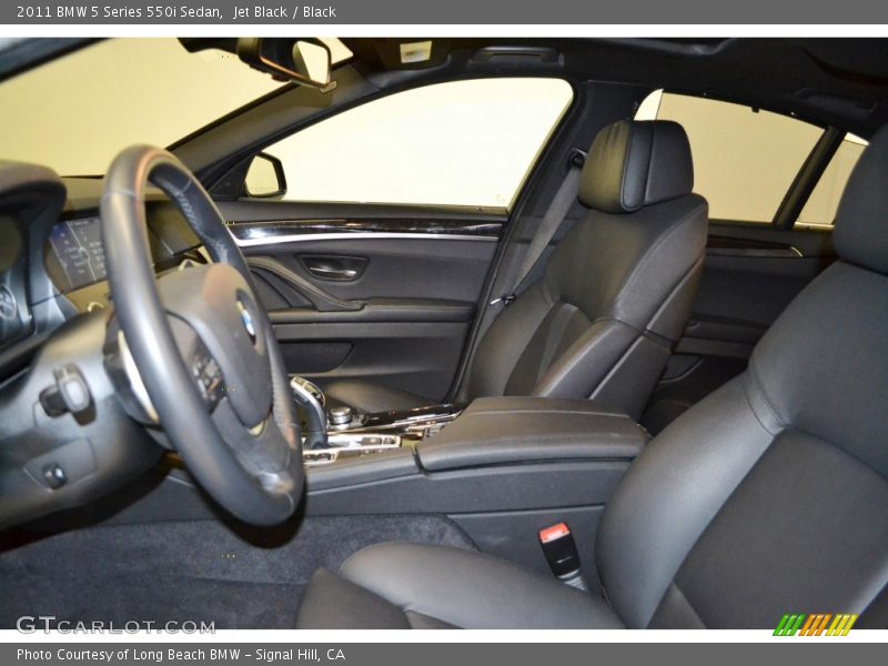 Jet Black / Black 2011 BMW 5 Series 550i Sedan