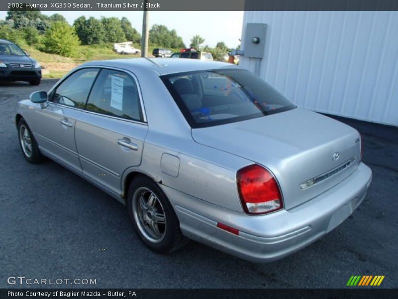 Titanium Silver / Black 2002 Hyundai XG350 Sedan