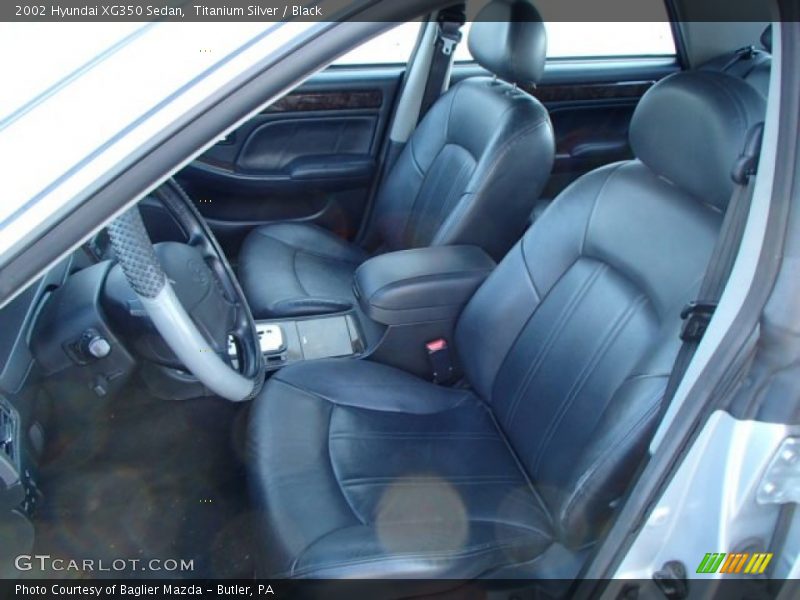 Titanium Silver / Black 2002 Hyundai XG350 Sedan