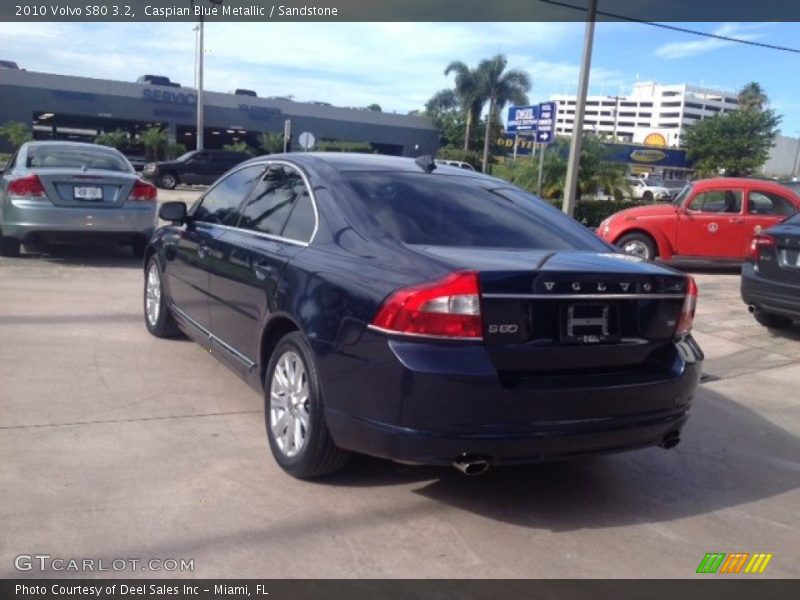 Caspian Blue Metallic / Sandstone 2010 Volvo S80 3.2