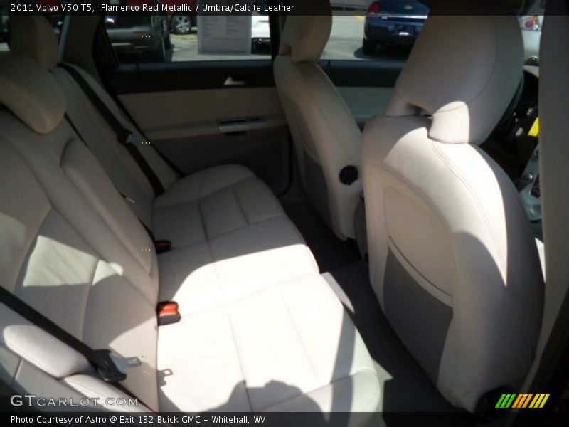 Flamenco Red Metallic / Umbra/Calcite Leather 2011 Volvo V50 T5