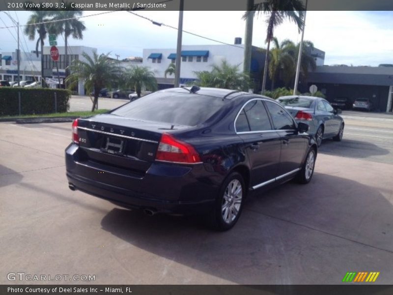 Caspian Blue Metallic / Sandstone 2010 Volvo S80 3.2