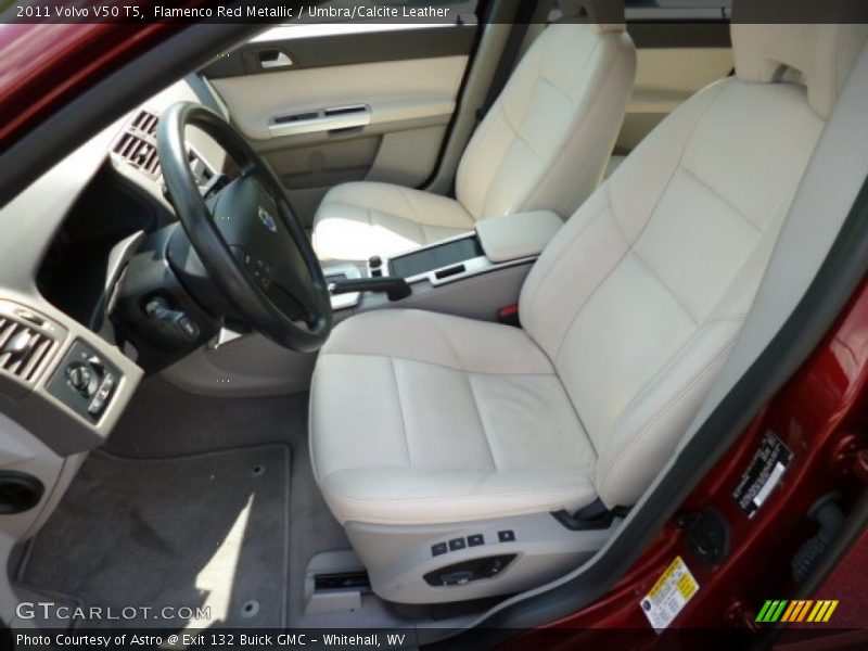 Front Seat of 2011 V50 T5