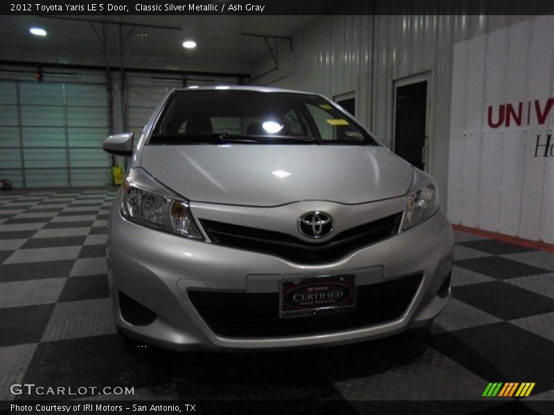 Classic Silver Metallic / Ash Gray 2012 Toyota Yaris LE 5 Door