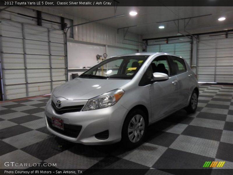 Classic Silver Metallic / Ash Gray 2012 Toyota Yaris LE 5 Door