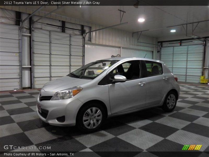 Classic Silver Metallic / Ash Gray 2012 Toyota Yaris LE 5 Door