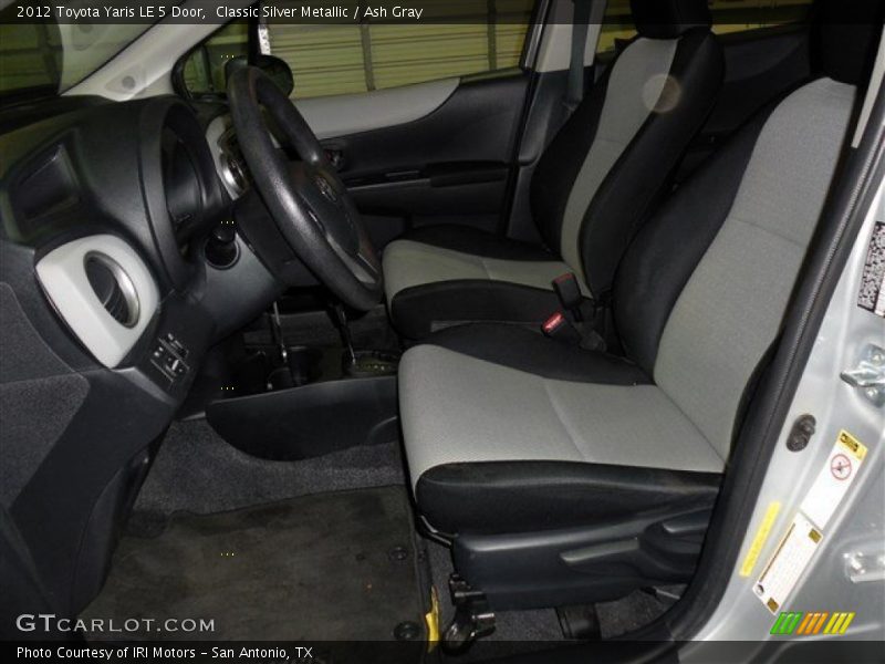 Classic Silver Metallic / Ash Gray 2012 Toyota Yaris LE 5 Door